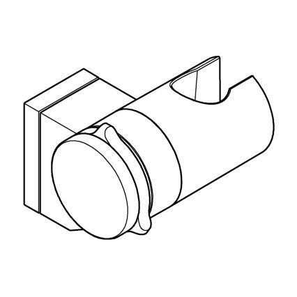 GROHE 26183001 - Nástěnný držák sprchy VITALIO UNIVERSAL lesklý chrom