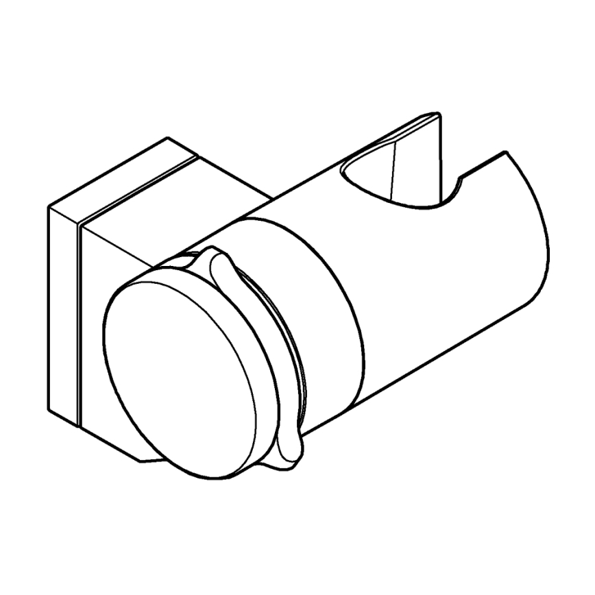 GROHE 26183001 - Nástěnný držák sprchy VITALIO UNIVERSAL lesklý chrom