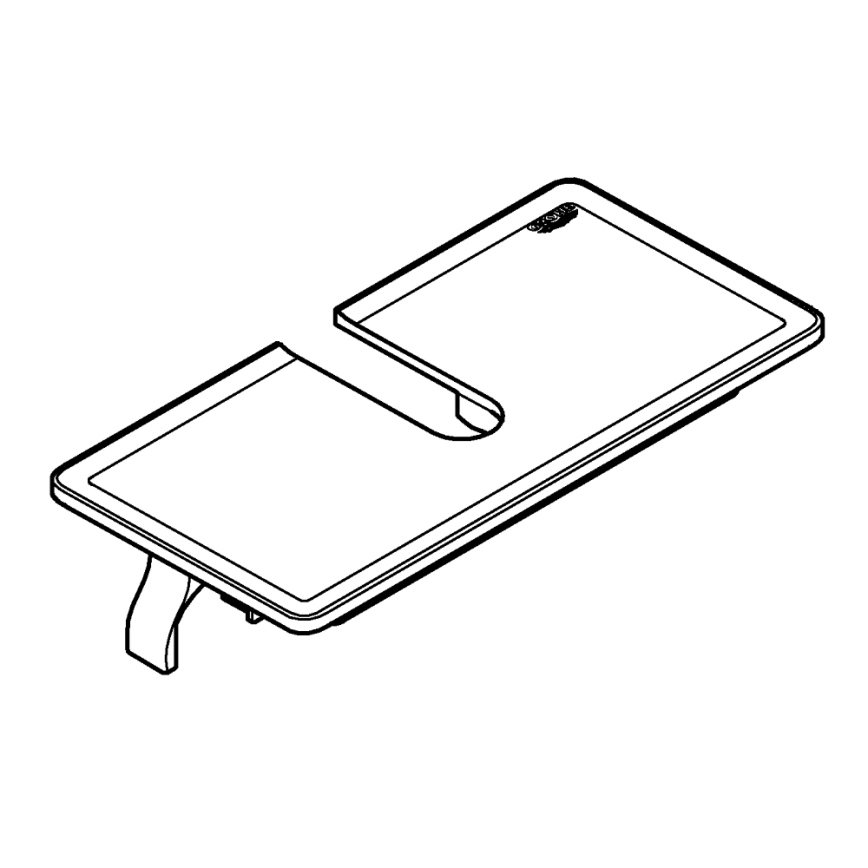 GROHE 26362LN1 - Polička EUPHORIA 150 mm bílá