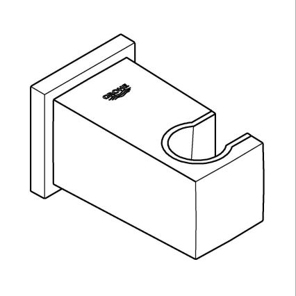 GROHE 26370DC0 - Nástěnné kolínko EUPHORIA CUBE DN 15 nerez