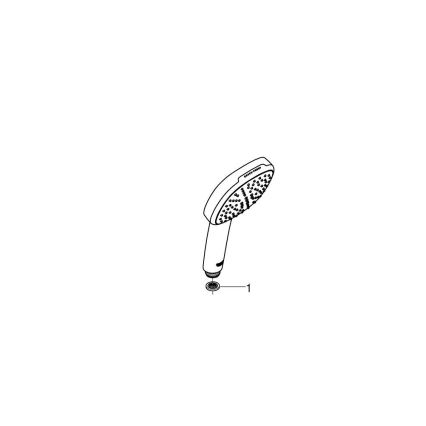 GROHE 263972431 - Ruční sprcha VITALIO COMFORT 110 162 × 110 mm černá