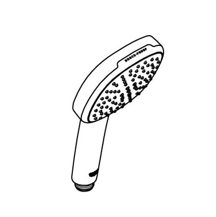GROHE 263972431 - Ruční sprcha VITALIO COMFORT 110 162 × 110 mm černá