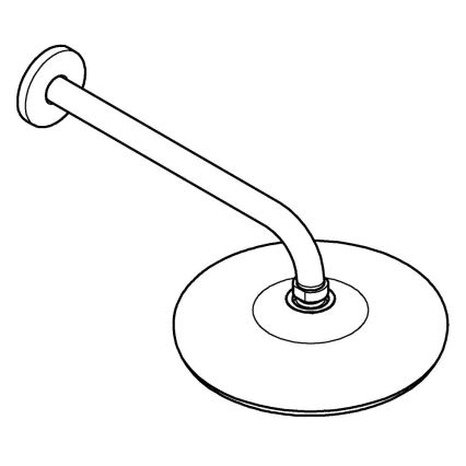 GROHE 26412000 - Hlavová sprcha TEMPESTA 210 286 mm lesklý chrom