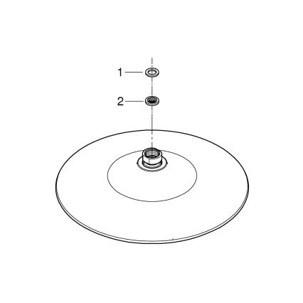 GROHE 26456000 - Hlavová sprcha EUPHORIA pr. 260 mm lesklý chrom