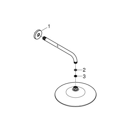 GROHE 26459000 - Hlavová sprcha EUPHORIA 260 380 mm lesklý chrom