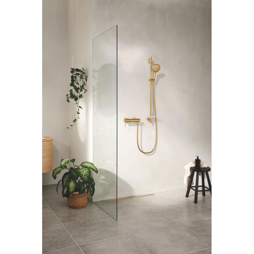 GROHE 26574GN0 - Ruční sprcha RAINSHOWER SMARTACTIVE 130 broušená zlatá