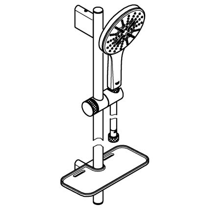 GROHE 26575000 - Sprchový set RAINSHOWER SMARTACTIVE 130 600 mm lesklý chrom