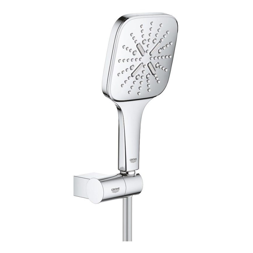 GROHE 26588000 - Set ruční sprchy RAINSHOWER SMARTACTIVE 130 CUBE lesklý chrom