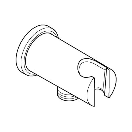 GROHE 26658000 - Nástěnná přípojka s integrovaným držákem sprchy pr. 48 mm chrom
