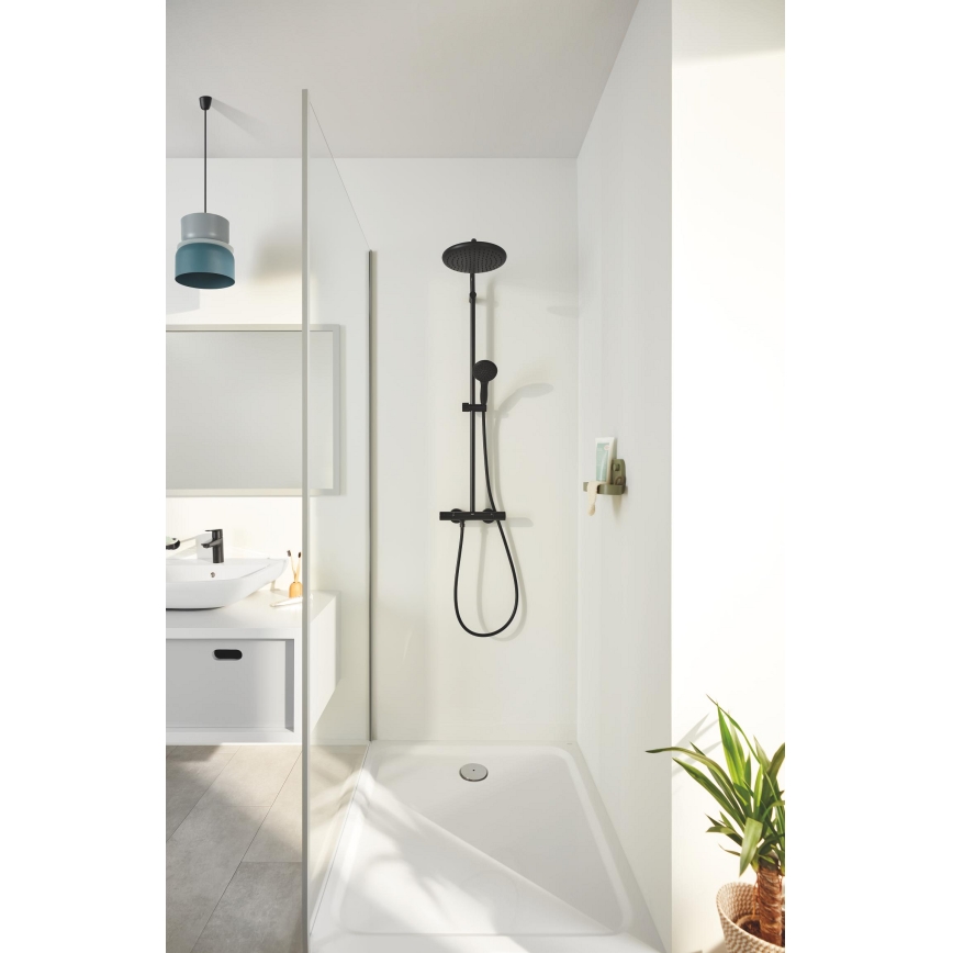 GROHE 266772431 - Sprchový systém VITALIO START SYSTEM 250 390 mm černá