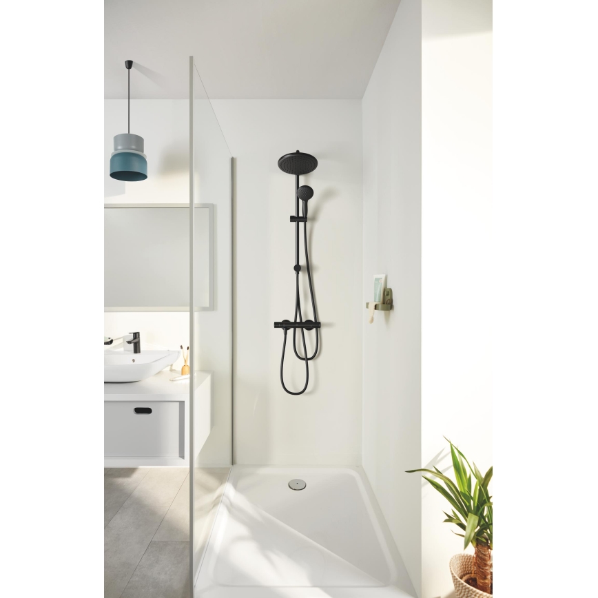 GROHE 266802431 - Sprchový systém VITALIO START SYSTEM 250 390 mm černá