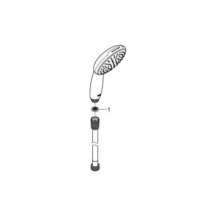 GROHE 26720001 - Ruční sprcha VITALIO START 110 1500 mm lesklý chrom