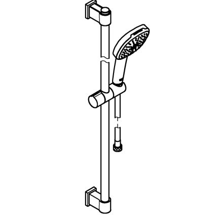 GROHE 26930001 - Sprchový set VITALIO COMFORT 110 900 mm lesklý chrom