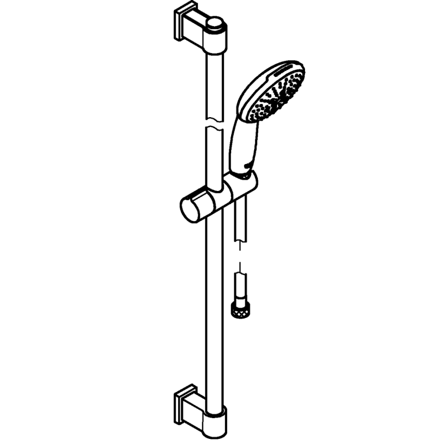 GROHE 26956001 - Sprchová sada VITALIO START 110 900 mm lesklý chrom