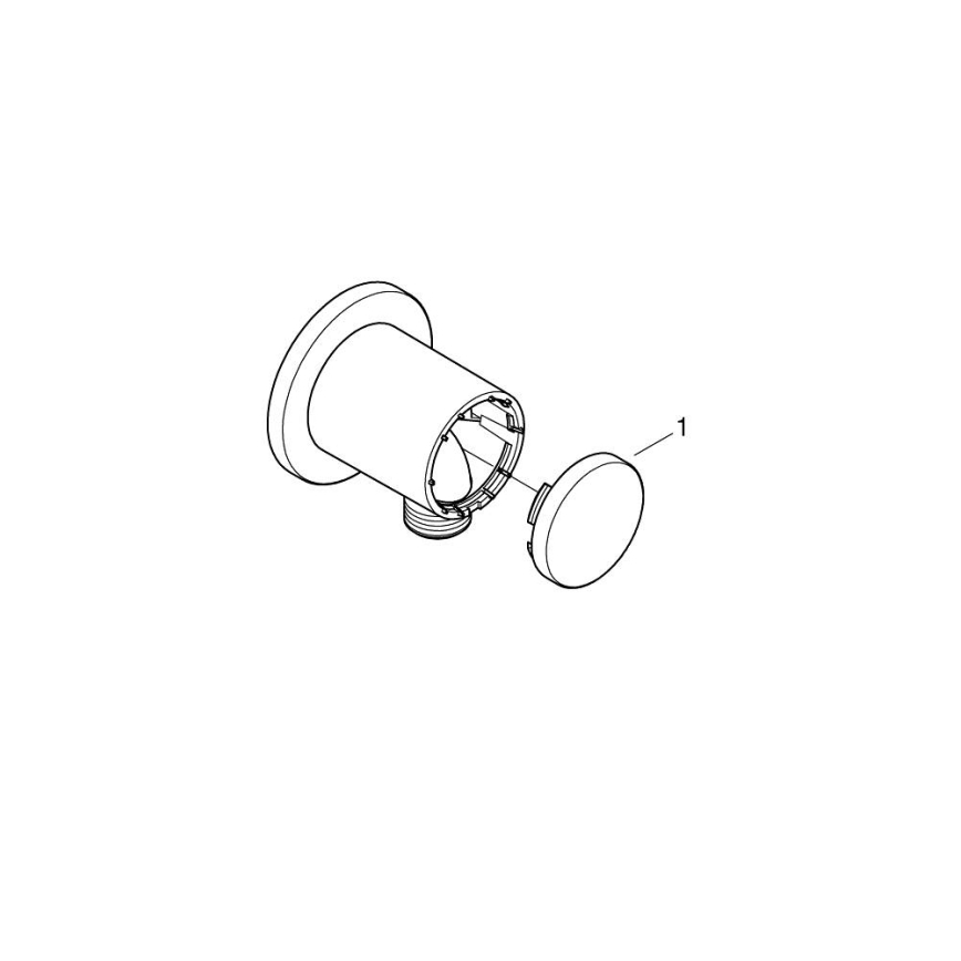 GROHE 26963001 - Nástěnné kolínko VITALIO UNIVERSAL 12” lesklý chrom