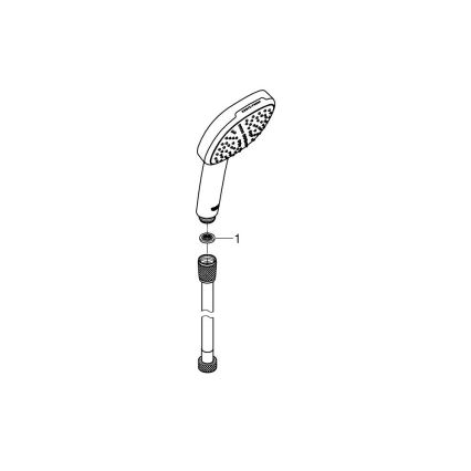 GROHE 26973001 - Ruční sprcha VITALIO COMFORT 110 110 mm lesklý chrom