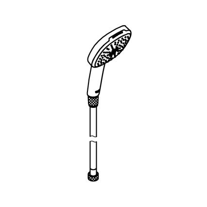 GROHE 26973001 - Ruční sprcha VITALIO COMFORT 110 110 mm lesklý chrom