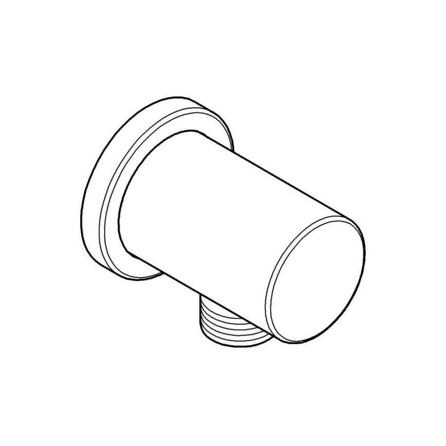 GROHE 27057DL0 - Nástěnné kolínko RAINSHOWER DN 15 broušená měděná