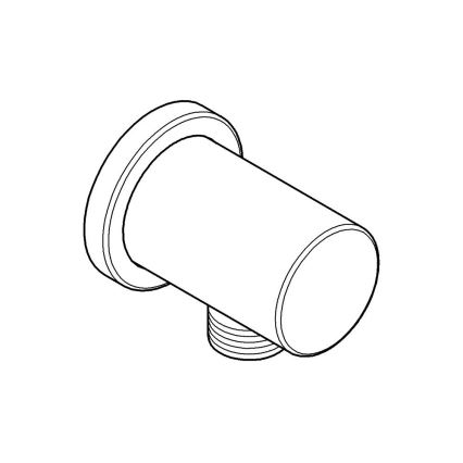 GROHE 27057GN0 - Nástěnné kolínko RAINSHOWER DN 15 broušená zlatá