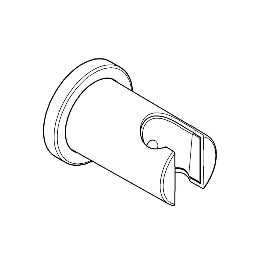 GROHE 27074000 - Nástěnný držák sprchy RAINSHOWER s kulatou rozetou lesklý chrom