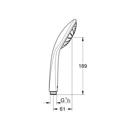 GROHE 27316000 - Ruční sprcha VITALIO JOY 110 mm lesklý chrom