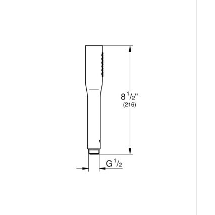 GROHE 27400000 - Ruční sprcha EUPHORIA COSMOPOLITAN Stick 216 mm lesklý chrom