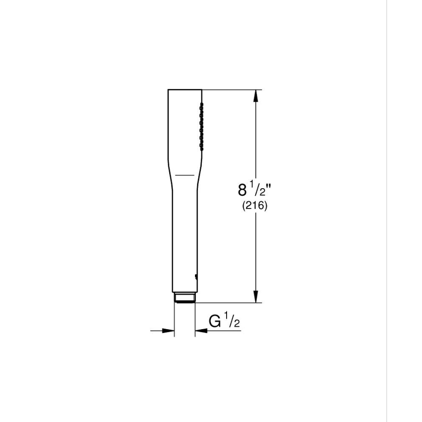 GROHE 27400000 - Ruční sprcha EUPHORIA COSMOPOLITAN Stick 216 mm lesklý chrom