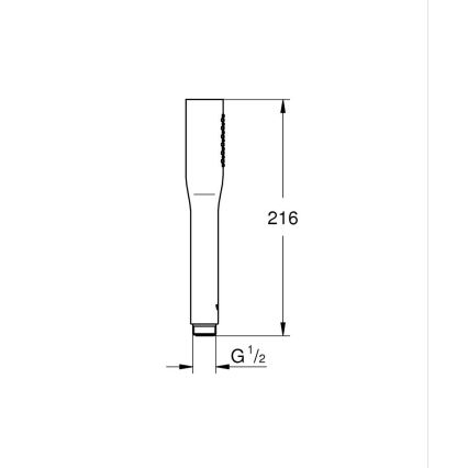 GROHE 27400000 - Ruční sprcha EUPHORIA COSMOPOLITAN Stick 216 mm lesklý chrom