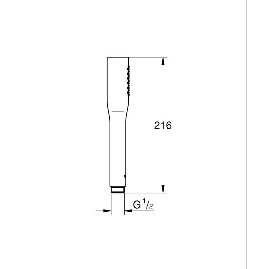 GROHE 27400000 - Ruční sprcha EUPHORIA COSMOPOLITAN Stick 216 mm lesklý chrom