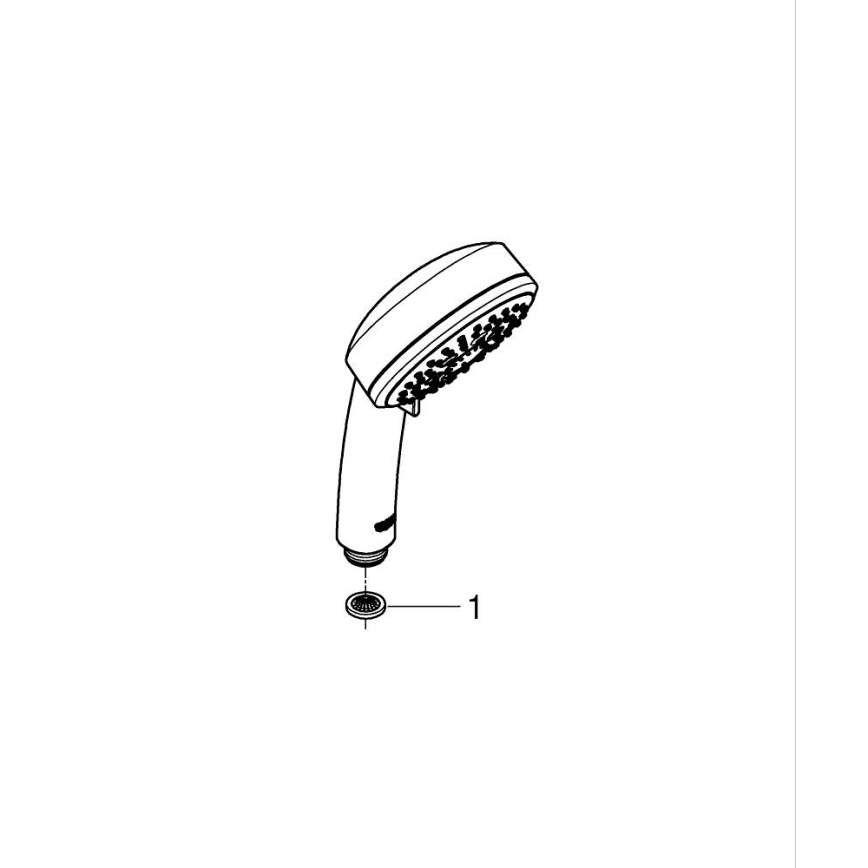 GROHE 27575002 - Ruční sprcha TEMPESTA COSMOPOLITAN 100 4” lesklý chrom