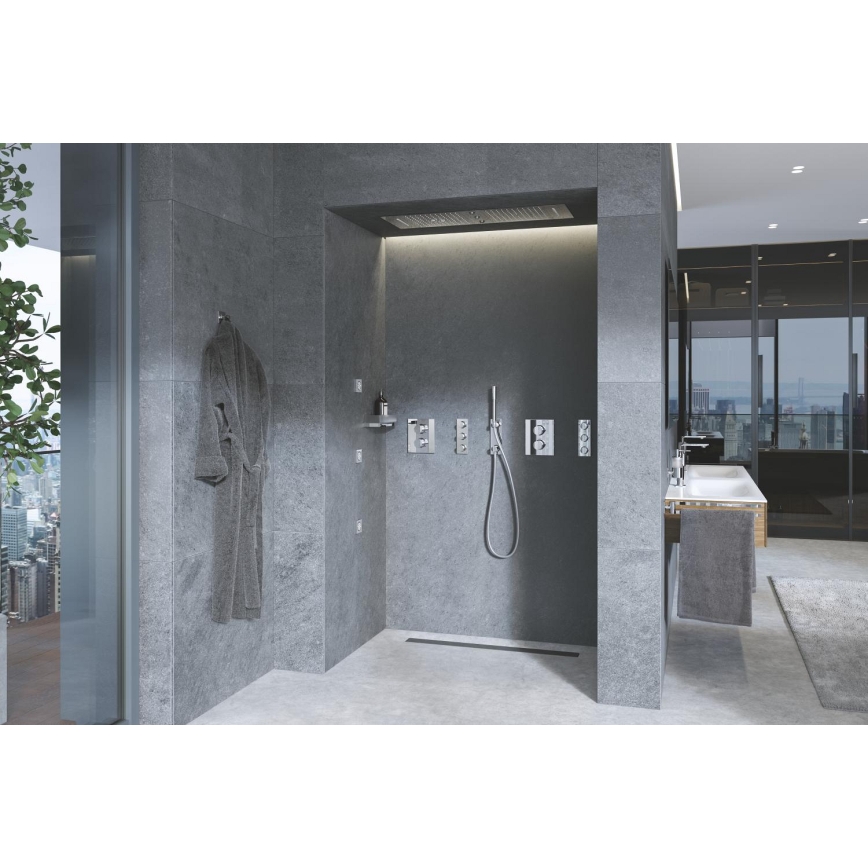 GROHE 27618000 - Termostatická krytka GROHTHERM F lesklý chrom