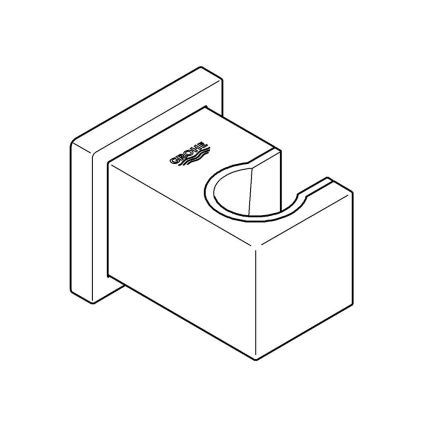 GROHE 27693000 - Nástěnný držák sprchy EUPHORIA CUBE lesklý chrom