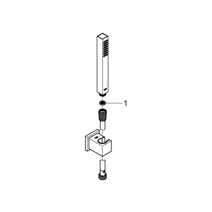 GROHE 27703000 - Sprchový set VITALIO START 100 1 proud 1250 mm lesklý chrom