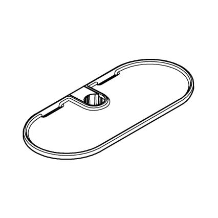 GROHE 27725001 - Polička VITALIO UNIVERSAL 222 x 100 mm bílá