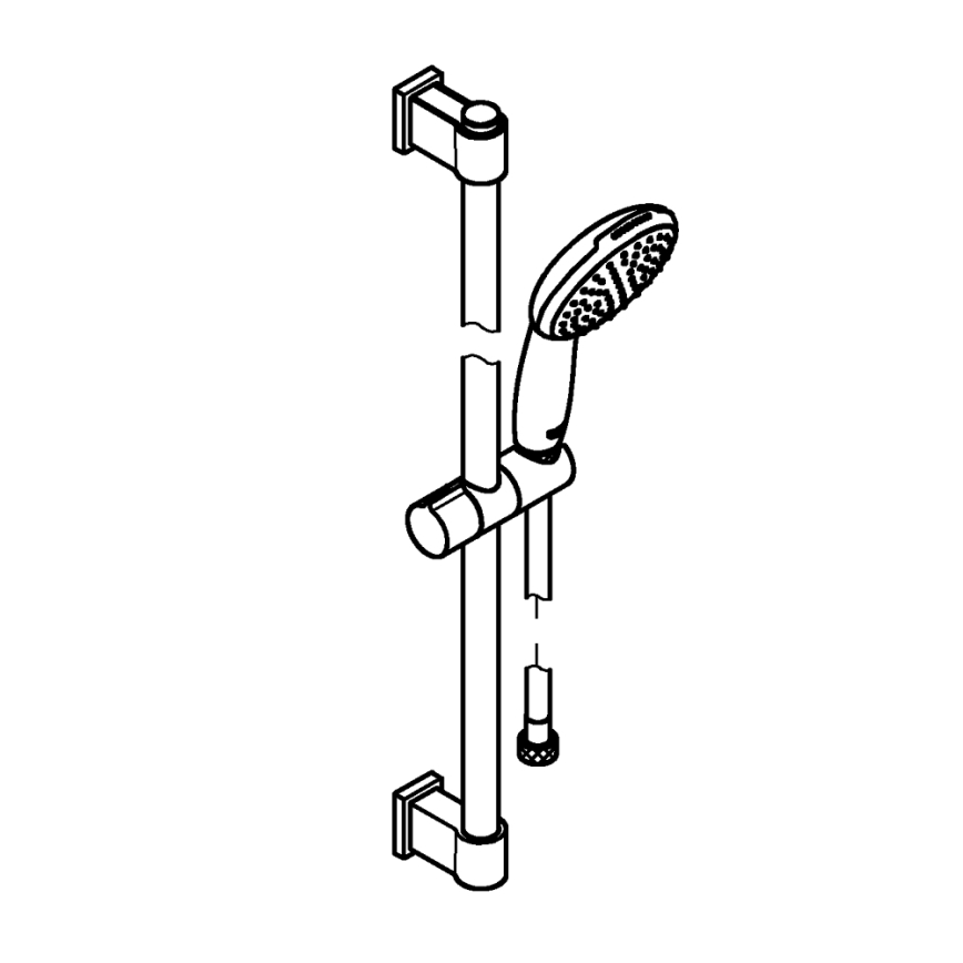 GROHE 27942001 - Sprchová souprava VITALIO START 110 600 mm lesklý chrom