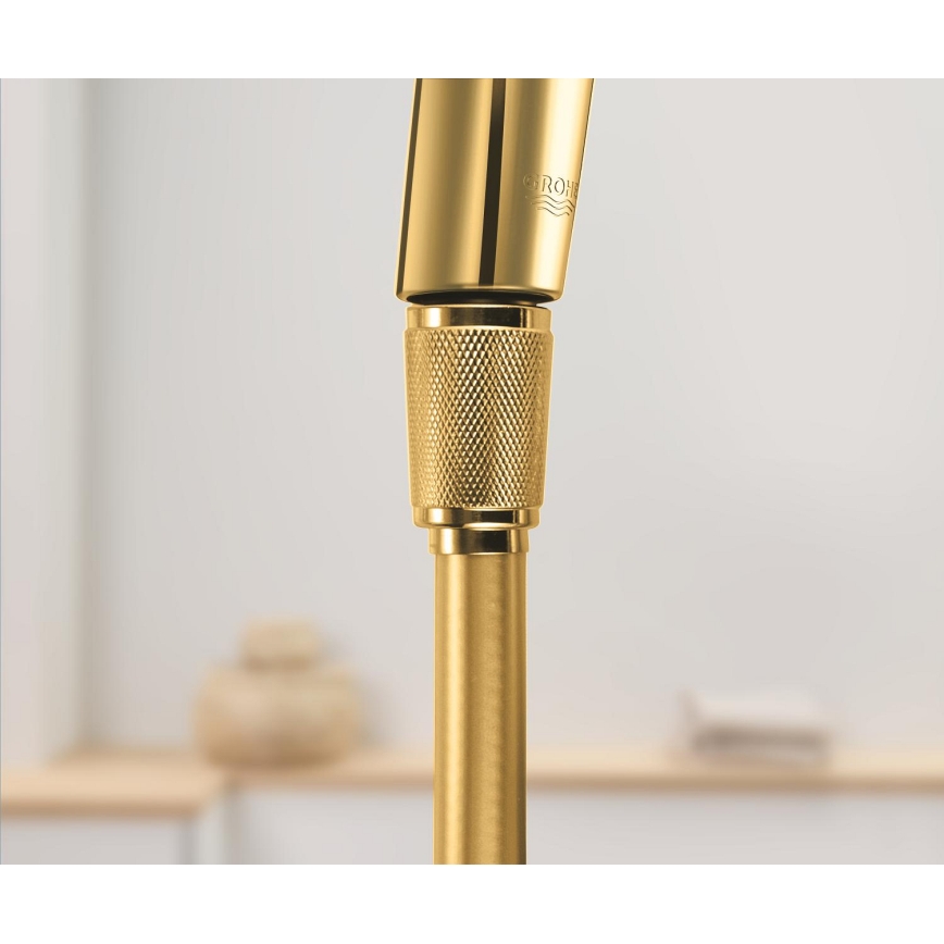 GROHE 28362GL1 - Sprchová hadice SILVERFLEX 1250 mm broušená zlatá