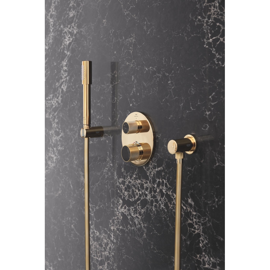 GROHE 28388GL0 - Sprchová hadice SILVERFLEX 1750 mm broušená zlatá