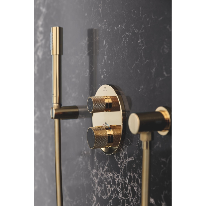 GROHE 28388GL0 - Sprchová hadice SILVERFLEX 1750 mm broušená zlatá