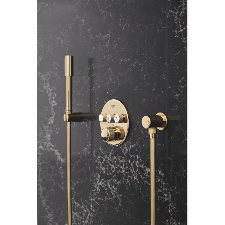 GROHE 28388GL0 - Sprchová hadice SILVERFLEX 1750 mm broušená zlatá