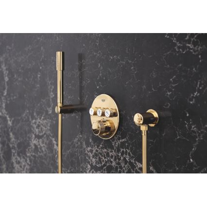 GROHE 28388GL0 - Sprchová hadice SILVERFLEX 1750 mm broušená zlatá
