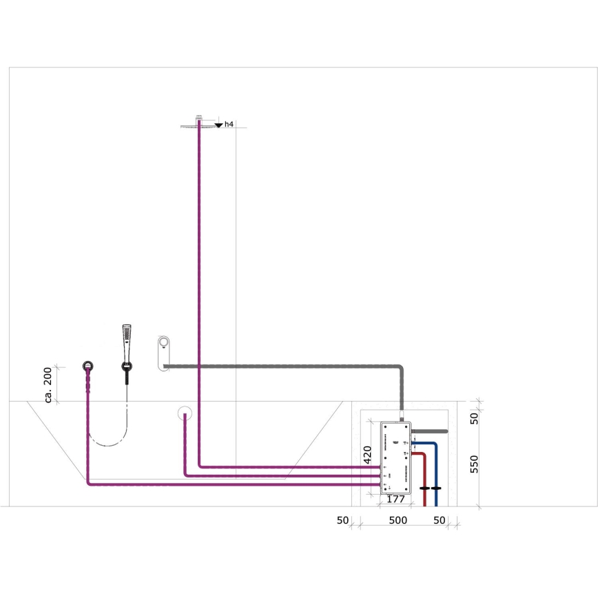 GROHE 28990000 -Vanová napouštěcí, odtoková a přepad. souprava TALENTOFILL chrom