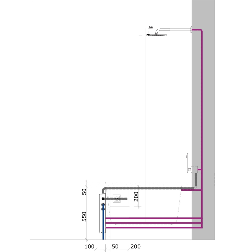 GROHE 28990000 -Vanová napouštěcí, odtoková a přepad. souprava TALENTOFILL chrom