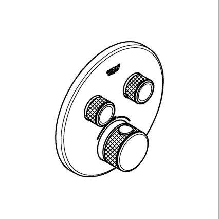 GROHE 29119GN0-Termostat pro podomítkovou instalaci GROHTHERM SMARTCONTROL zlatá