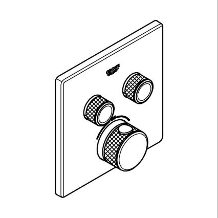 GROHE 29124000 - Termostat GROHTHERM SMARTCONTROL lesklý chrom