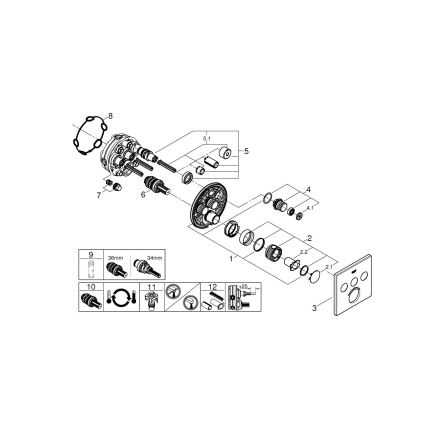 GROHE 29126000 - Termostatická baterie GROHTHERM SMARTCONTROL lesklý chrom