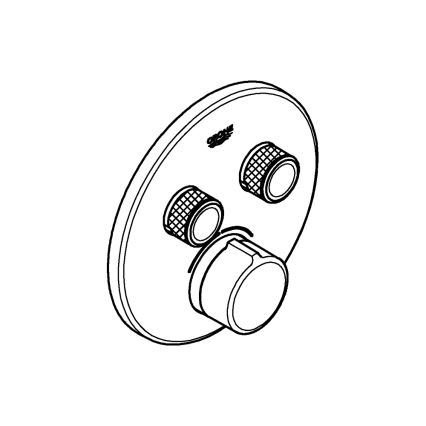 GROHE 29145000 - Krytka podomítkové baterie SMARTCONTROL lesklý chrom