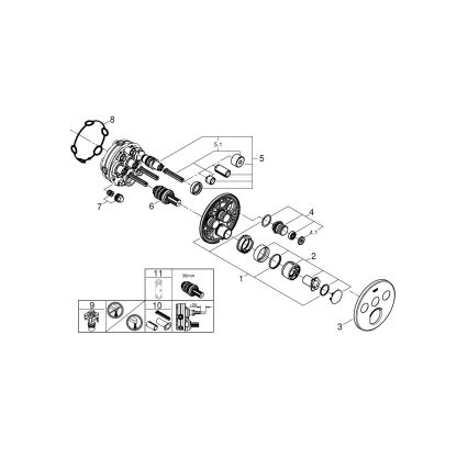 GROHE 29146000 - Baterie SMARTCONTROL lesklý chrom