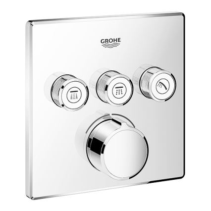 GROHE 29149000 - Krytka podomítkové baterie SMARTCONTROL 158 × 158 mm chrom