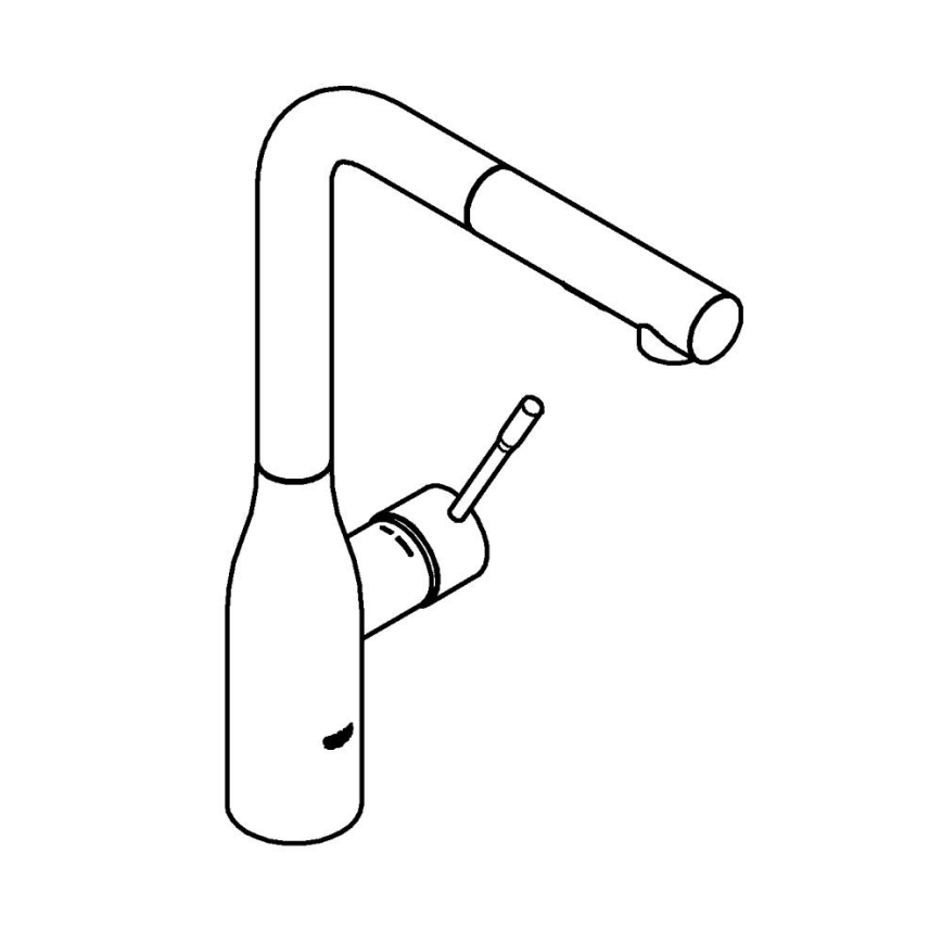 GROHE 30270000 - Dřezová baterie ESSENCE 348 mm lesklý chrom