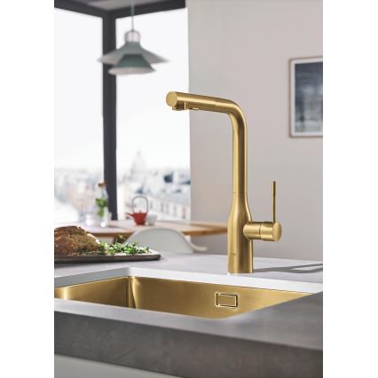 GROHE 30270GN0 - Dřezová baterie ESSENCE zlatá